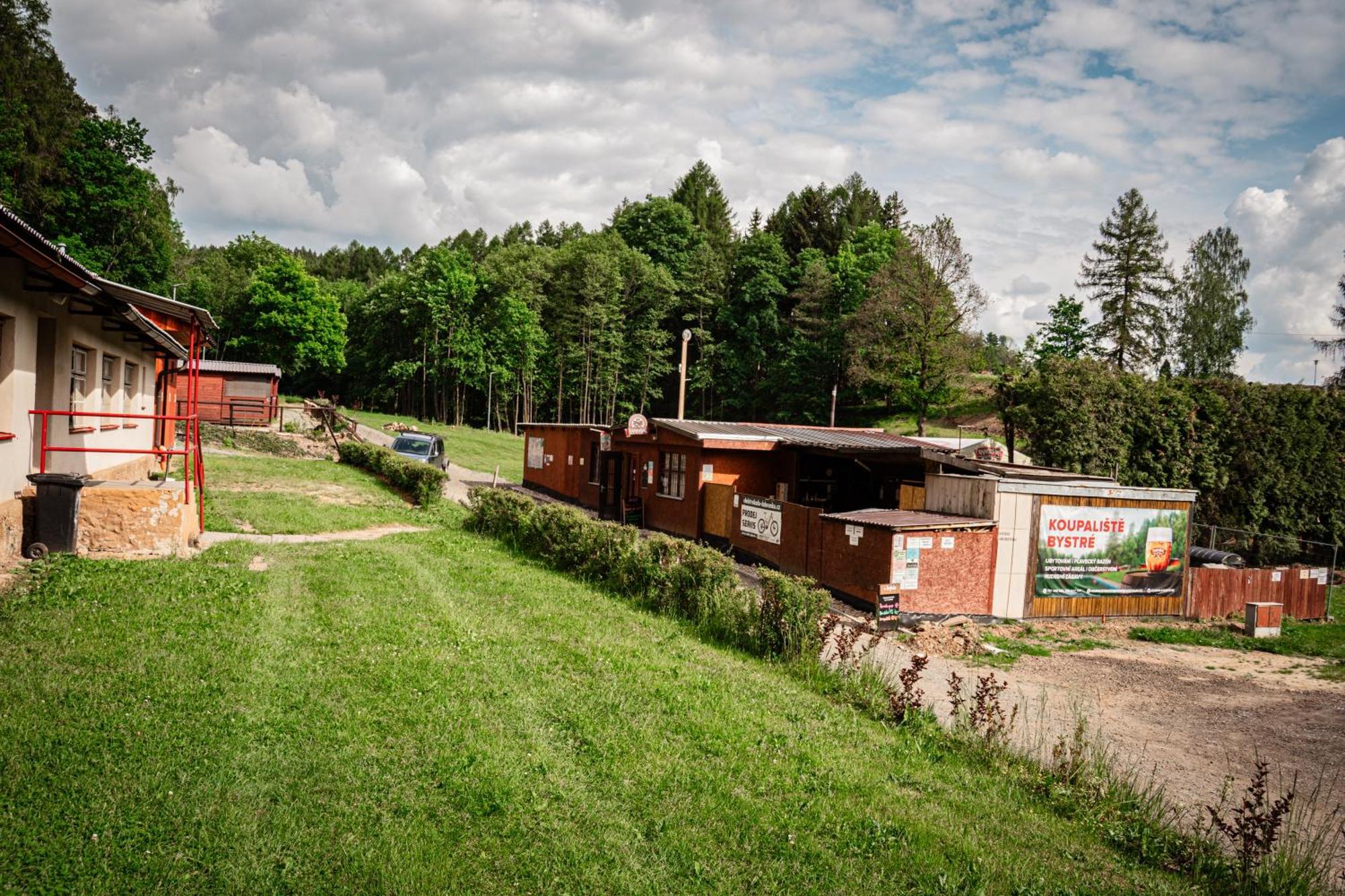 Chatka Agawa V Arealu Koupaliste Bystre V Orlickych Horach Exterior photo